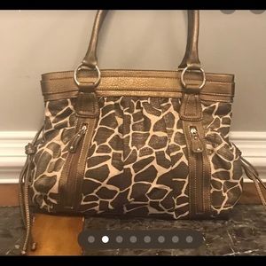 Bueno animal print handbag EUC